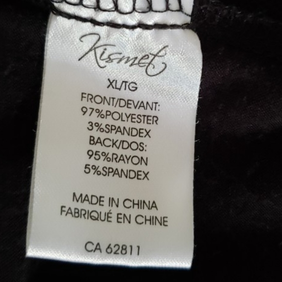 Kismet Black, off the shoulder, blouse size XL - Picture 6 of 10